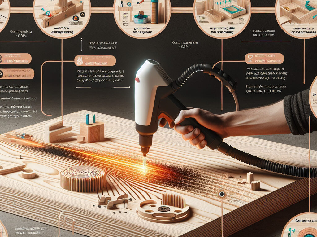 Laserreinigung von Holz in der Holzgeländerherstellung