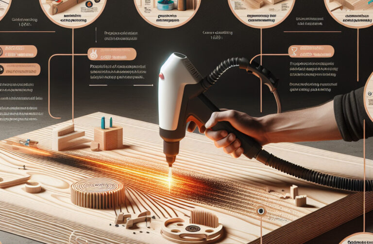 Laserreinigung von Holz in der Holzgeländerherstellung