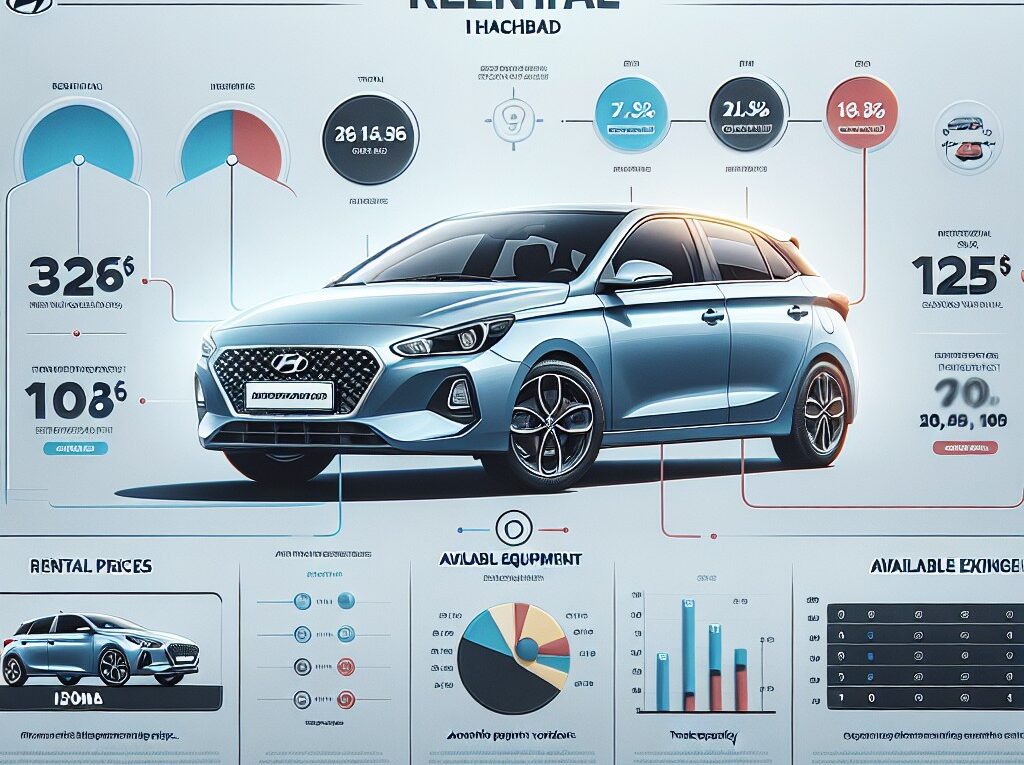 Wynajem Hyundai i30 Hatchback z systemem rozpoznawania znaków zakazu skrętu