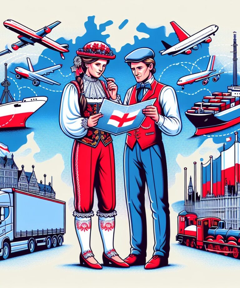 Czy oferujecie usługi spedycyjne między Polską a Anglią?