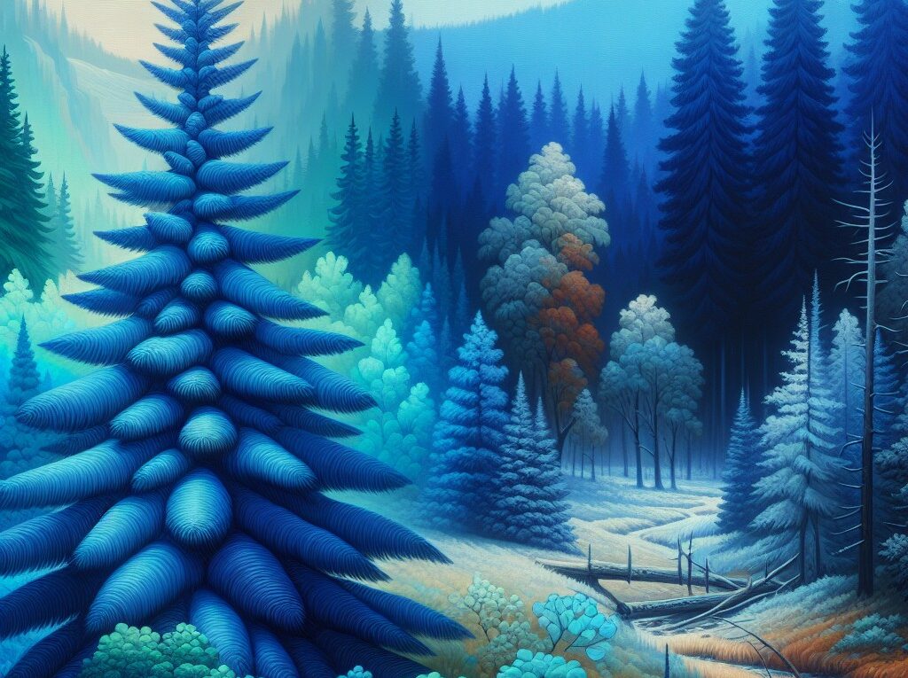 Blau Fichte
