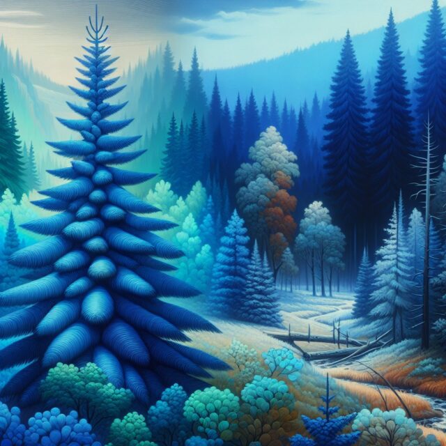Blau Fichte
