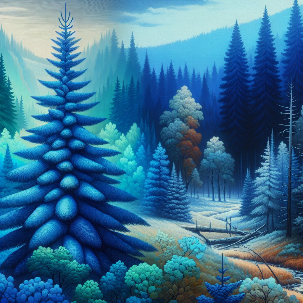Blau Fichte